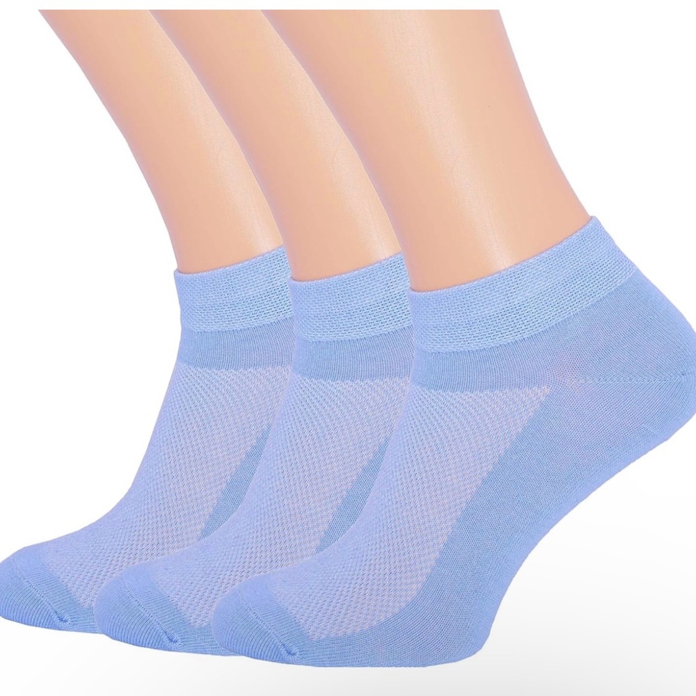 Men's Blue Ankle Socks